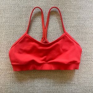 Lululemon Flow Y Bra IV - Love Red